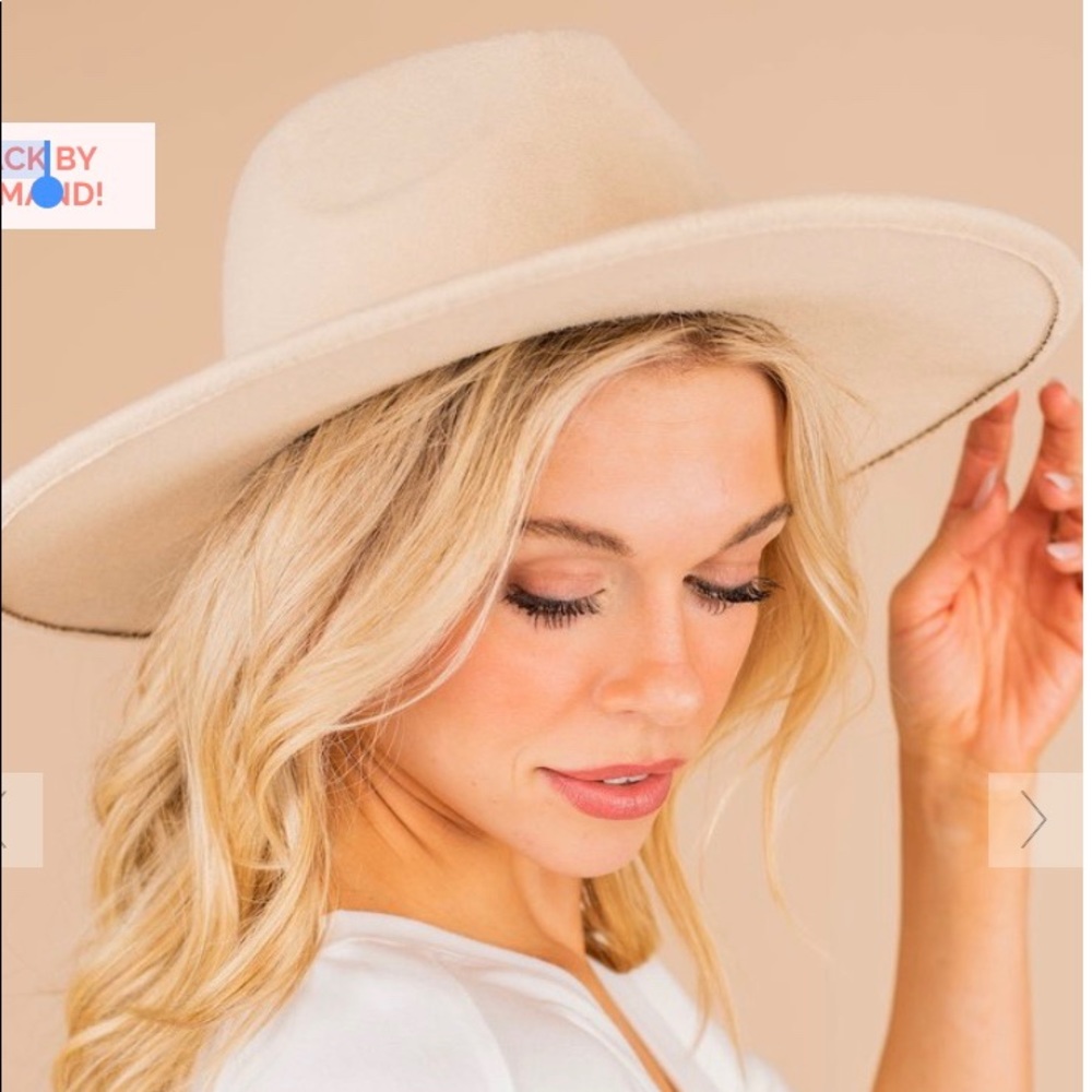 Shop the Mint Get The Facts Beige Brown Hat